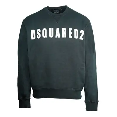 Dsquared2 Large Logo Print Black Jumper