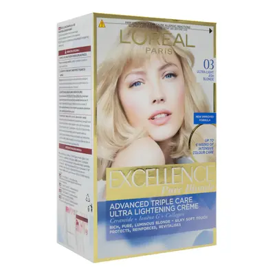 L'Oreal Excellence CrÃ¨me Hair Colour, Lightest Natural Ash Blonde