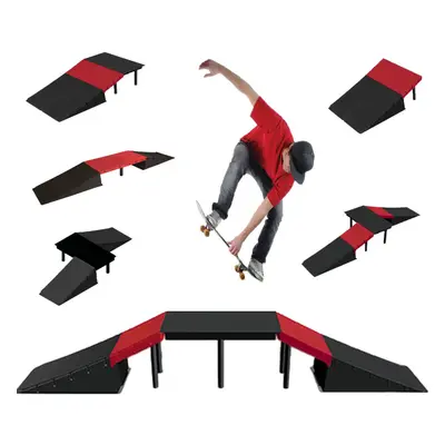 GEEZY 6-in-1 Skate Ramp Set | Bike Ramp