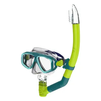 Speedo 87530332150801SZ Adult Adventure Mask and Snorkel Set DEEP Lake