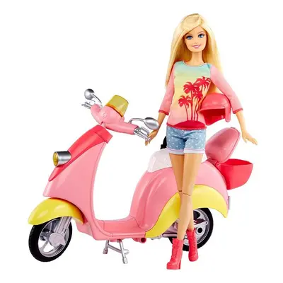 Mattel Barbie Glam Scooter Doll Dolls (Multicolour, Girl, Years