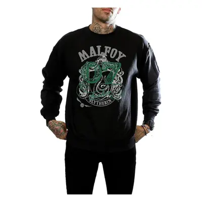 (M, Black) Harry Potter Mens Seeker Draco Malfoy Sweatshirt