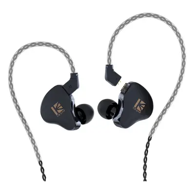 (Black, Standard) Dual Magnectic Circuit Dynamic In Ear Earphone Running Sport Hi-Fi Wired Headp