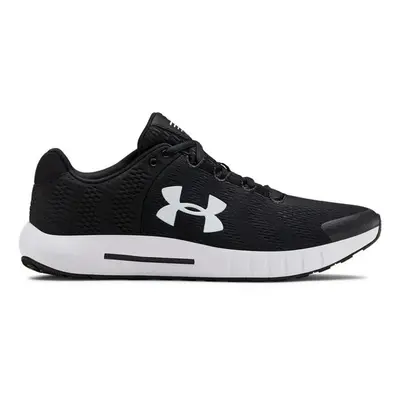 (9) Under Armour Micro G Pursuit BP Mens Black running shoes