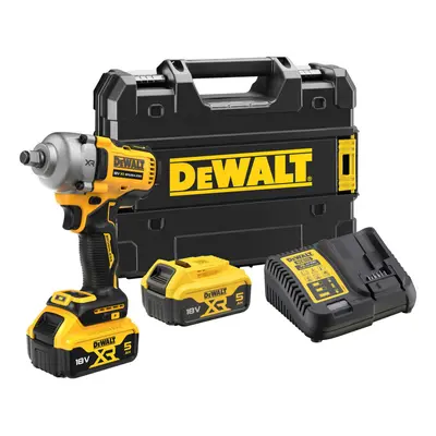 DEWALT DCF891P2T XR BL 1/2in Hog Ring Anvil Impact Wrench 18V x 5.0Ah Li-ion