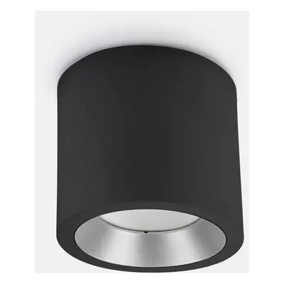 Leds-C4 Cosmos - Outdoor LED Surface Mounted Ceiling Light Black 16.8cm 2526lm 3000K IP65