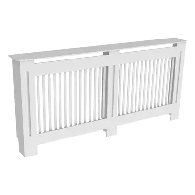 (XL(H92 X W172 X D19cm))) Wooden Radiator Cover Heating Cabinet White