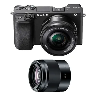 Sony A6400 Black Kit Sel 16-50Mm F3.5-5.6 Oss Black +Sel 50Mm F1.8 Oss