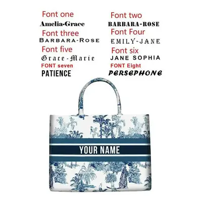 (14 Printed handbag, 42X32X10CM) Handbag lady Personalized Fashion Printing Large Capacity Canva