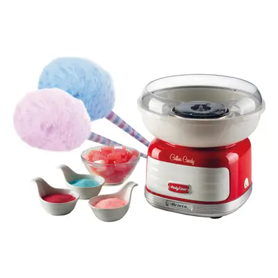 Ariete Retro Style Candy Floss Maker, Easy Clean, Measuring Spoon, 450W, Red