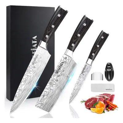 MOSFiATA Professional Chef Knife Set Stainless Steel Kitchen Knives