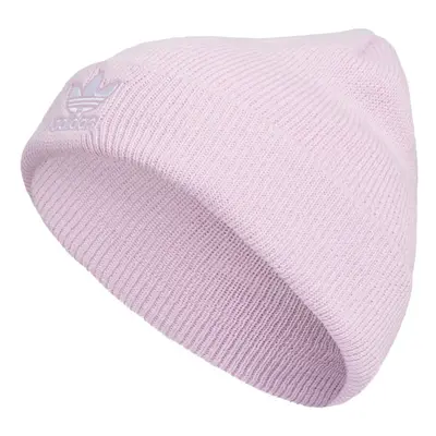 adidas Originals Women's Trefoil Beanie. Orchid Fusion Purple/White. O