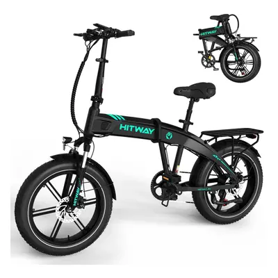 Hitway BK36 20" Tire Folding Electric Bike 500W 48V 10.4Ah E-Bike