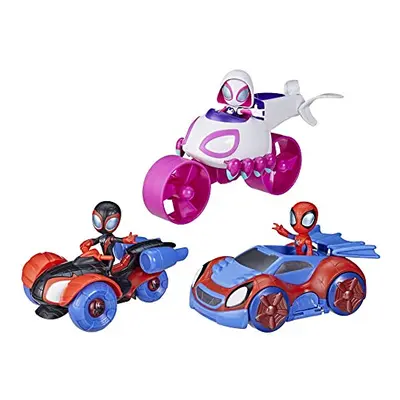 Hasbro Marvel Spidey and His Amazing Friends Team Spidey Change âN Go Riders Preschool Toy, Ve