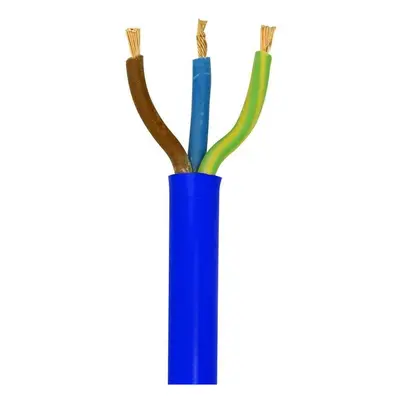 3183A 2.5mm_ Blue Core Arctic Flexible Cable, Amps, 100m