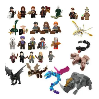 29PCS Harry Potter Monster Minifigures Toys Fit Lego