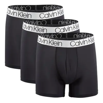 Calvin Klein Men`s Microfiber Boxer Briefs Pack of (Black(NP2214-001