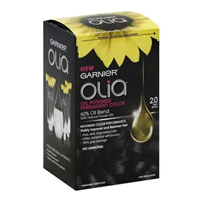 Garnier Olia Oil Powered Permanent Color 2.0 Soft Black Each (Pack of 3)