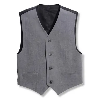 Calvin Klein Boys' Formal Suit Vest Tailored Fit & Adjustable Back St