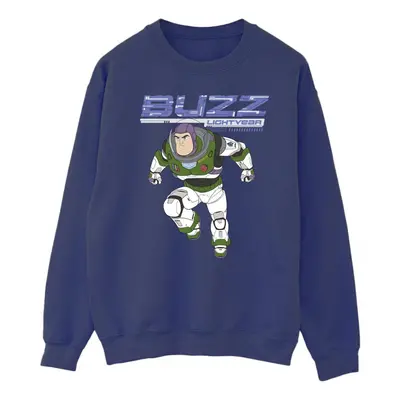 (XL, Navy Blue) Disney Mens Lightyear Buzz Jump To Action Sweatshirt