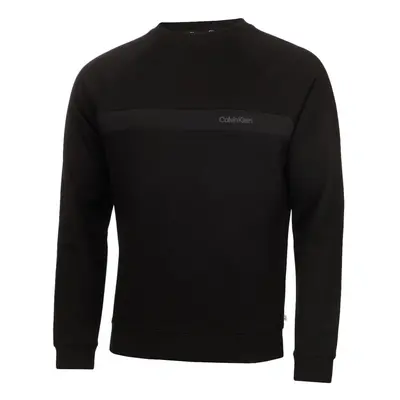 (XXL, Black) Calvin Klein Mens Hyper Tech Stretch fabric Cotton Blend Sweater