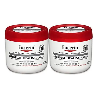 Eucerin Original Healing Cream - Fragrance Free, Rich Lotion for Extremely Dry Skin - oz. Jar (P