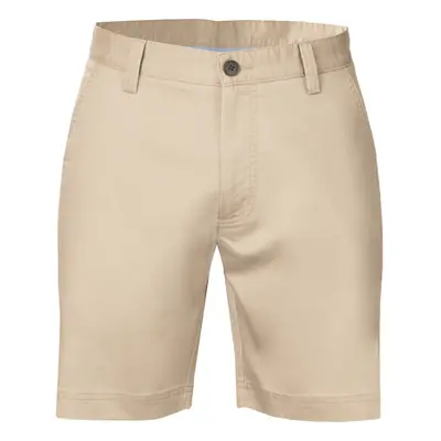 (40, Stone) Calvin Klein Mens Campus Chino Lightweight Stretch Golf Shorts