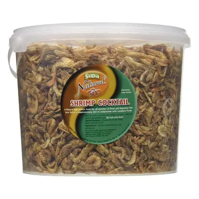 Supa Natural Shrimp Cocktail, Litre Bucket, Highly Nutritious Protein Rich Food, Suitable For Aq