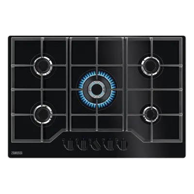 Zanussi ZGGN755K 74cm Gas Hob - Black