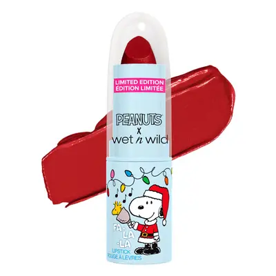 wet n wild Peanut Collection Fa-La-La Lipstick Santa Snoopy