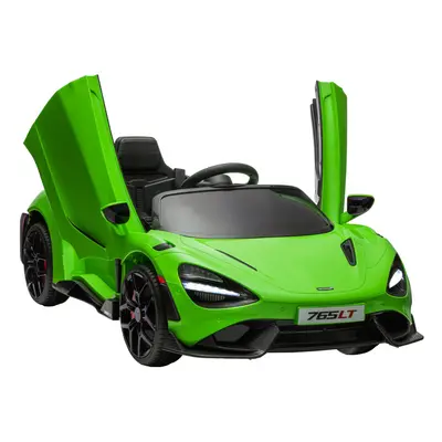 AIYAPLAY McLaren 765LT Licensed 12V Kids Ride on Car w/ MP3 Music, Green