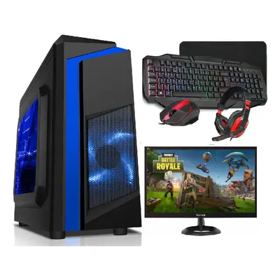 (F3 Blue Case, GT1030) Gaming PC Full Set Up-i5 16GB RAM 1TB Graphic Card