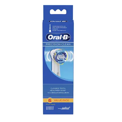 Oral B - Precision Clean Replacement Brush Heads, 6-Count