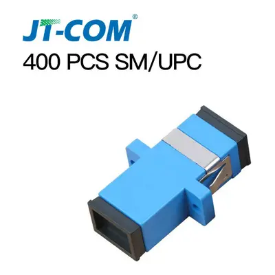 (400pcs SC UPC) 50-400Pcs SC Fiber Optic Connector Adapter SC / UPC SM Flange Singlemode Simplex