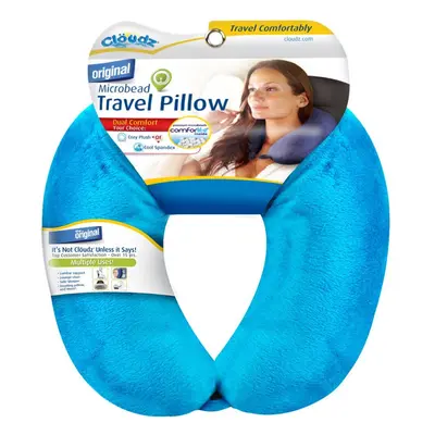 cloudz Microbead Travel Neck Pillow - Bright Blue