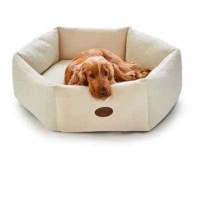 (Large) Silentnight Deep Sleep Donut Pet Bed Calming and Cocooning Premium Velvety Soft