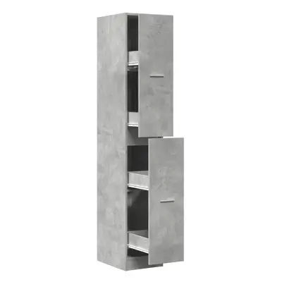 (concrete grey, x x 174.5 cm) vidaXL Apothecary Cabinet Storage Cabinet Apothecary Cupboard Engi