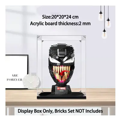 (A) For Lego Acrylic Display Case Venom Display Box for Models Collectables (Model NOT Includes)