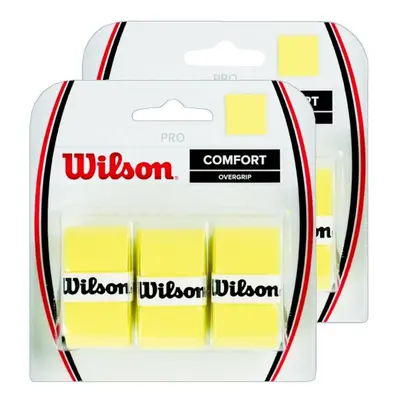 2 of Wilson Pro Overgrip Comfort Packs Total Strips of overgrip Yellow