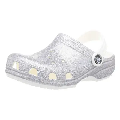 crocs Unisex-child classic glitter clogs Sparkly Shoes for Kids Mult