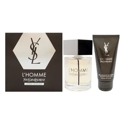 LHomme by Yves Saint Laurent for Men - Pc Gift Set 3.3oz EDT Spray, 1.6oz Shower Gel