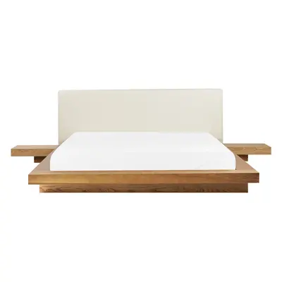 Waterbed Faux Leather ZEN x cm (EU King Size) Natural Ash Wood