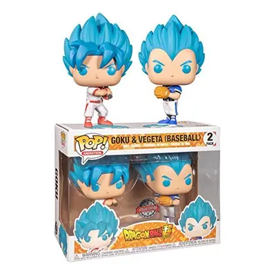 Funko Pop Animation: DBS Goku & Vegeta (Baseball) 2PK (Exc)