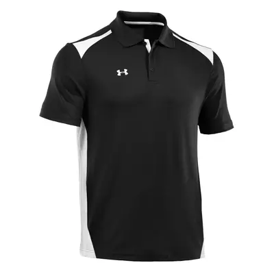 Under Armour Men's Team Colorblock Polo Black/White Small