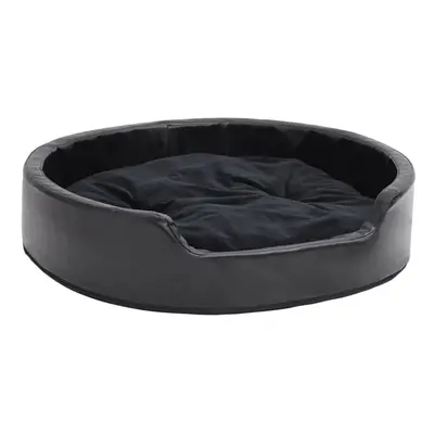 (black, x x cm) vidaXL Dog Bed Pet Cushion Dog Sofa Couch Pet Mattress Plush and Faux Leather