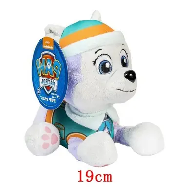 (B) Paw Patrol Plush Toy Action Figure Ryder Marshal Zuma Everest Cartoon Model Two postures Plu