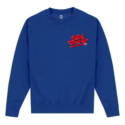 (S, Royal Blue) Pepsi Unisex Adult Wild Cherry Sweatshirt