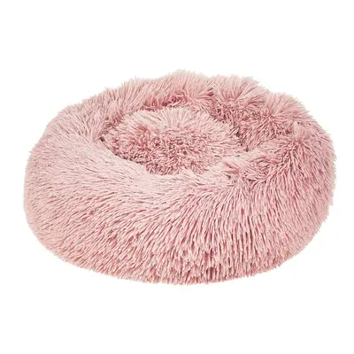 Faux Fur Pet Bed x cm Pink KULU