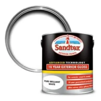 Sandtex Year Exterior Gloss Pure Brilliant White 2.5L