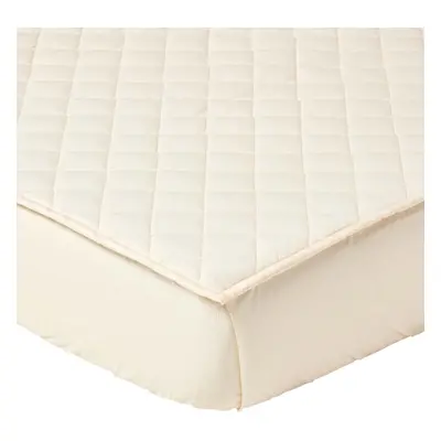 (UK King (150 x cm)) Organic Thread Count Luxury Quilted Deep Fitted Mattress Protector